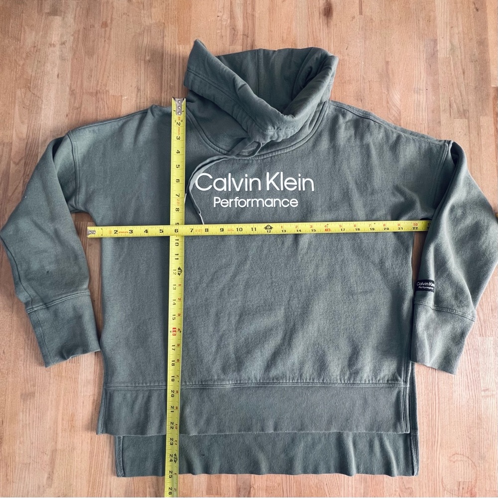 Calvin Klein Performance Olive Green Women’s Sweatshirt Hoodie Small